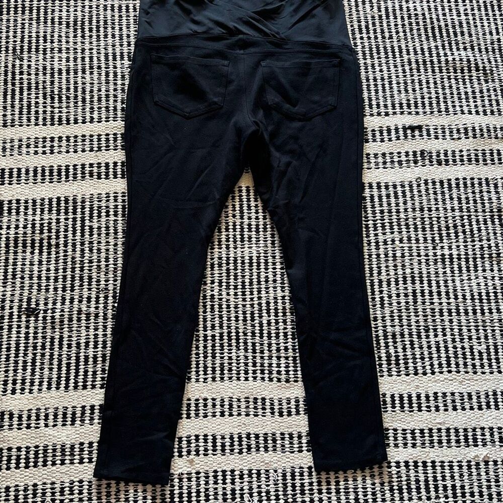 Isabel maternity size medium black stretchy maternity skinny pants - Picture 6 of 6